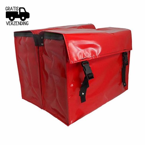 de Poort fietstas 55L Rood de Poort fietstas 55L Rood