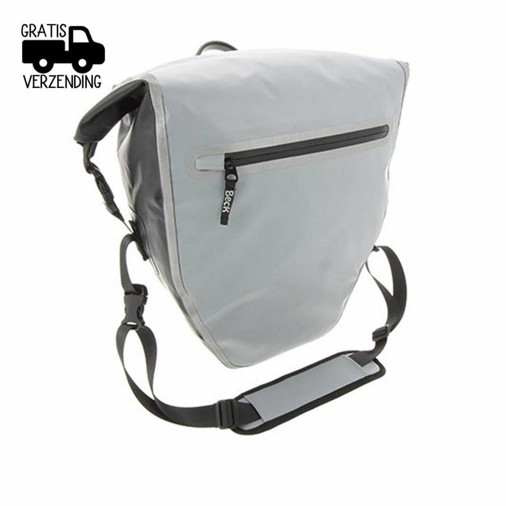 Beck Dr.Y Sportieve Enkele Fietstas Large 2.0 zilver