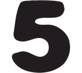 Thule Yepp abc cijfer 5 Thule Yepp abc cijfer 5