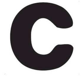 Thule Yepp abc letter C Thule Yepp abc letter C
