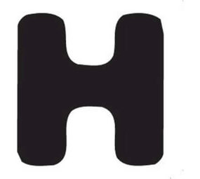 Thule Yepp abc letter H Thule Yepp abc letter H
