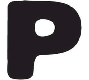 Thule Yepp abc letter P Thule Yepp abc letter P