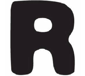 Thule Yepp abc letter R Thule Yepp abc letter R
