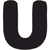 Thule Yepp abc letter U Thule Yepp abc letter U