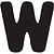 abc letter W