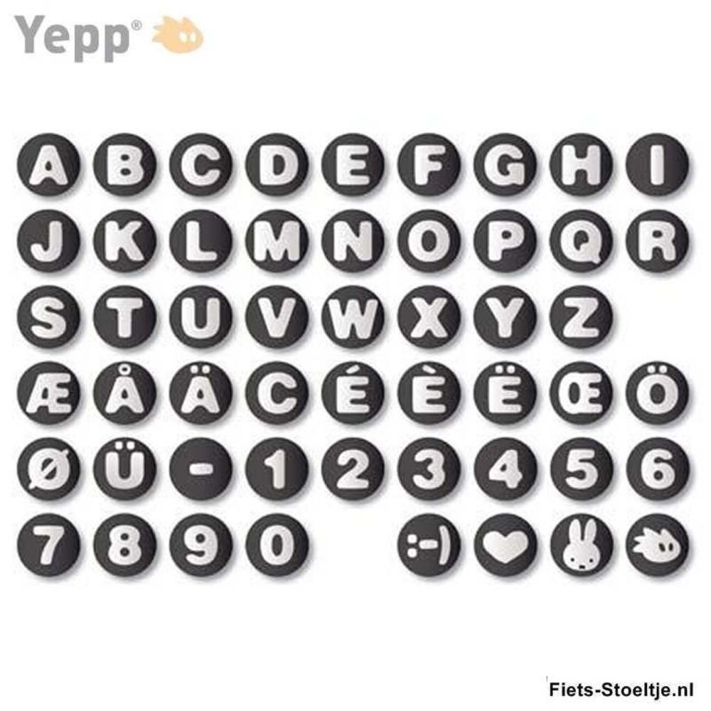 Thule Yepp abc cijfer 9 Thule Yepp abc cijfer 9