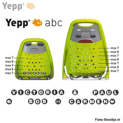 Thule Yepp abc letter J Thule Yepp abc letter J