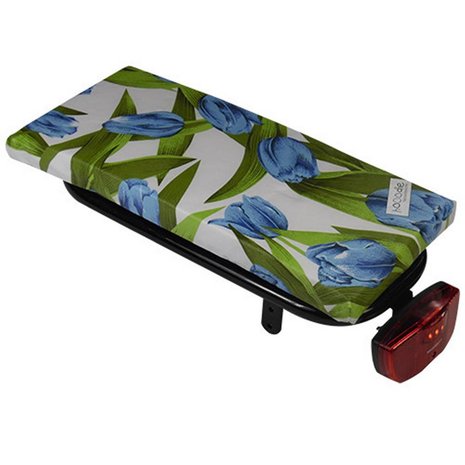 Hooodie Bagagedragerkussen Cushie Tulips Blue Hooodie Bagagedragerkussen Cushie Tulips Blue