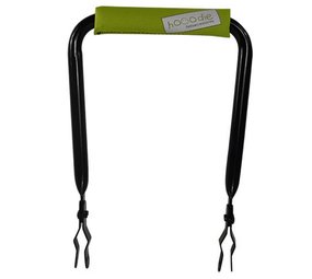 Hooodie Rugsteun zwart met Lime Solid rugkussentje Hooodie Rugsteun zwart met Lime Solid rugkussentje