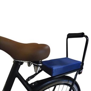 Flo en Zo Bagagedragerkussen Fietskussen Kobalt Blauw - Fiets-stoeltje.nl