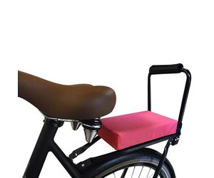 Flo en Zo Bagagedragerkussen Fietskussen Roze - Fiets-stoeltje.nl