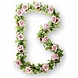 Basil Bloemenslinger Garland Rozen Roze Basil Bloemenslinger Garland Rozen Roze