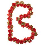Basil Bloemenslinger Garland Rozen Rood Basil Bloemenslinger Garland Rozen Rood