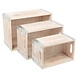 Wicked Fietskrat van stoer hout met stalen hoek profiel Large Wicked Fietskrat van stoer hout met stalen hoek profiel Large