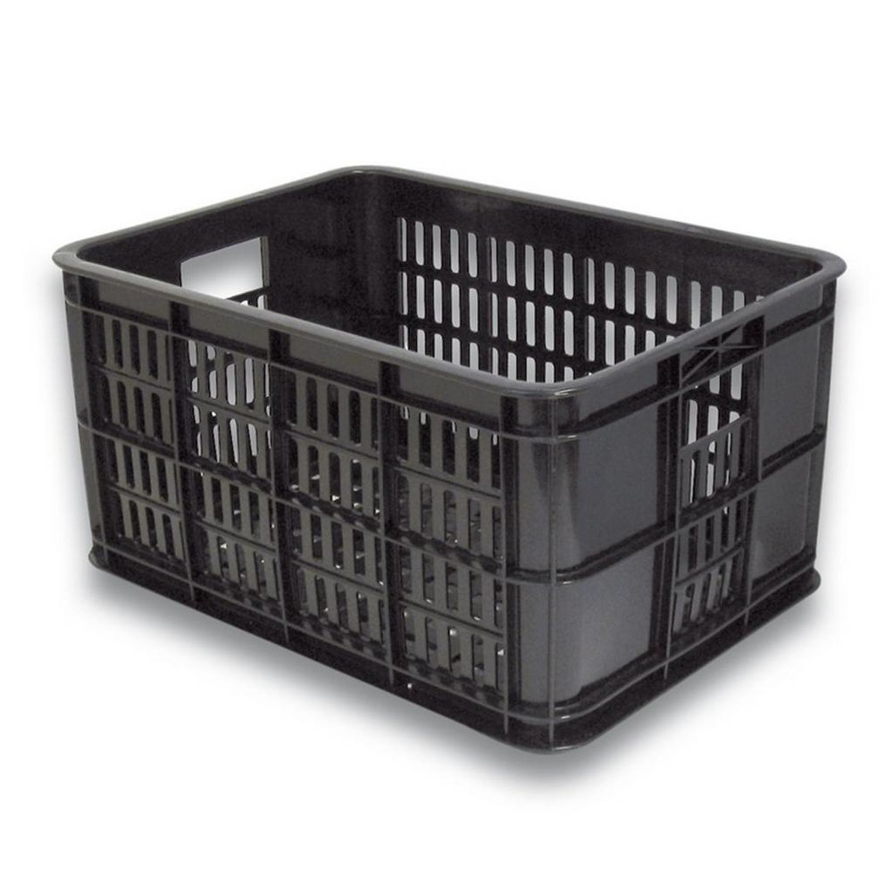 Basil Kunststof Fietskrat Smal Zwart