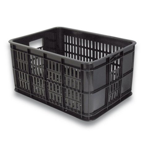 Basil Kunststof Fietskrat Smal Zwart