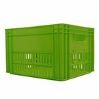 Kerri Kunststof Fietskrat Limegroen