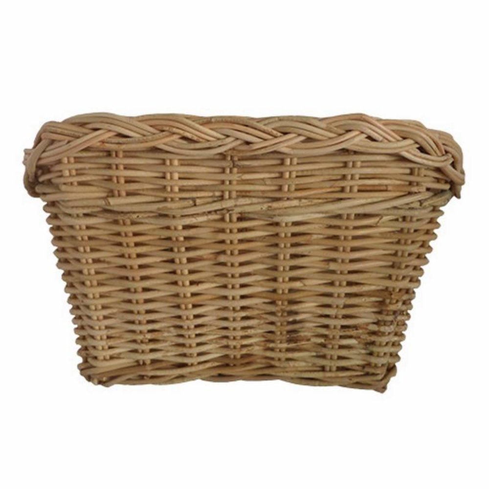 Wicked Rieten Fietsmand Aan Stuur Rechthoek Naturel