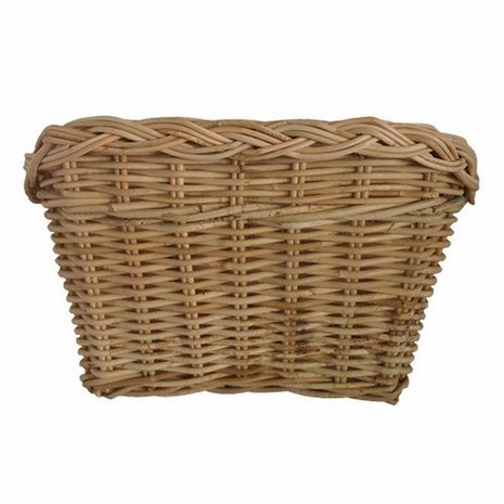 Wicked Rieten Fietsmand Aan Stuur Rechthoek Naturel