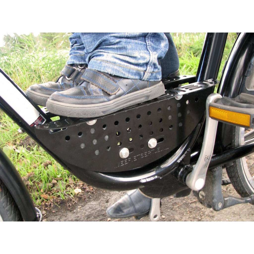 eenvoudig voorop de fiets.