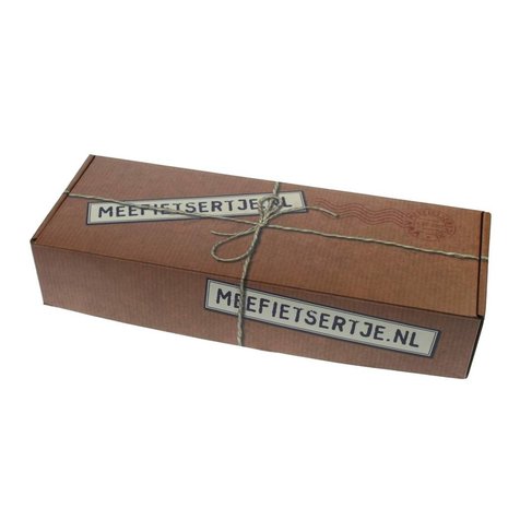 Meefietsertje eenvoudig voorop de fiets.