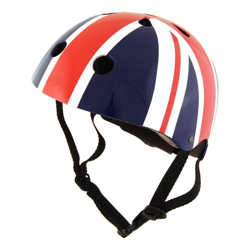 Kiddimoto Kinder Fietshelm Union Jack Small (48 - 53 cm)  Kiddimoto Kinder Fietshelm Union Jack Small (48 - 53 cm)