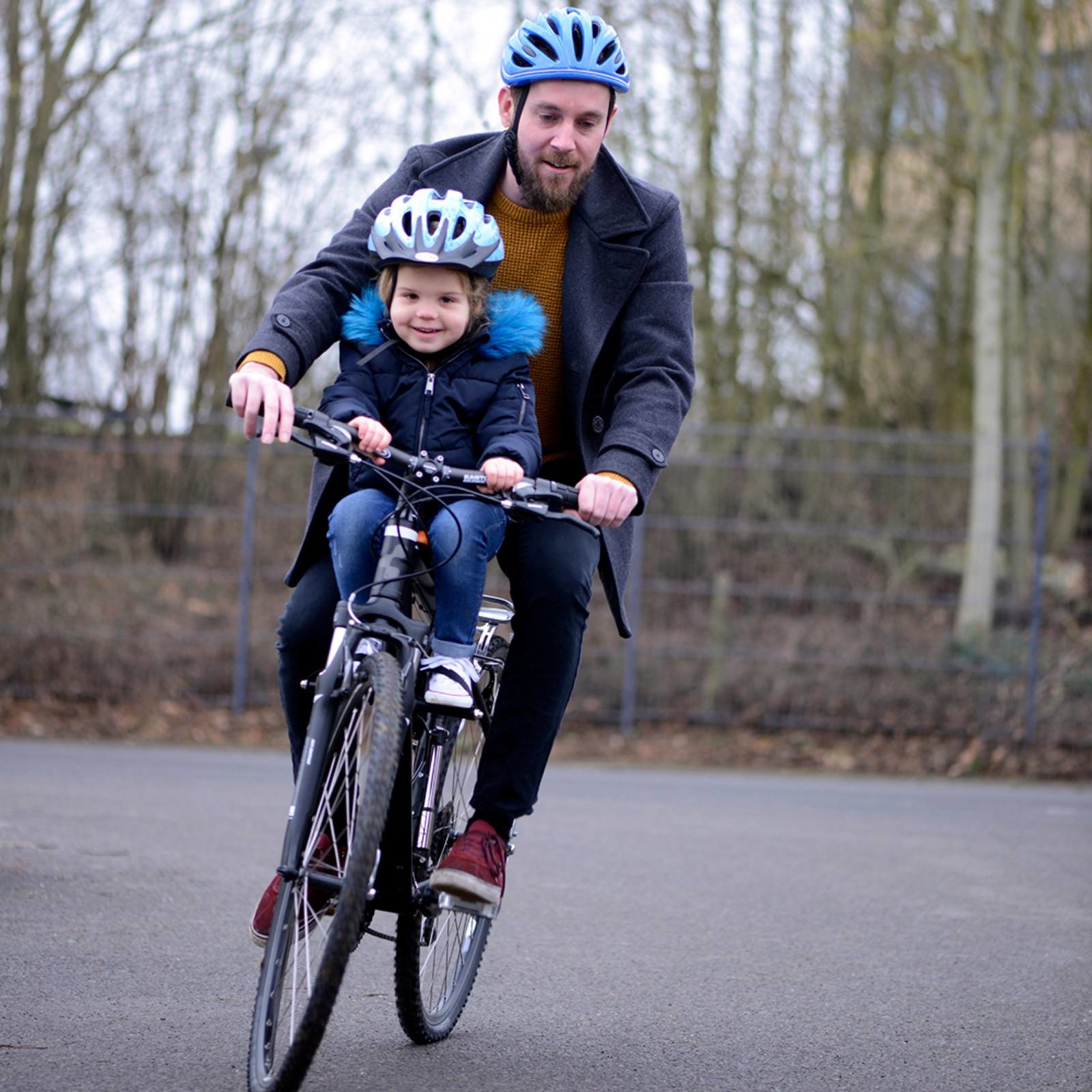 Little Explorer Zadel op Stang voor Herenfiets