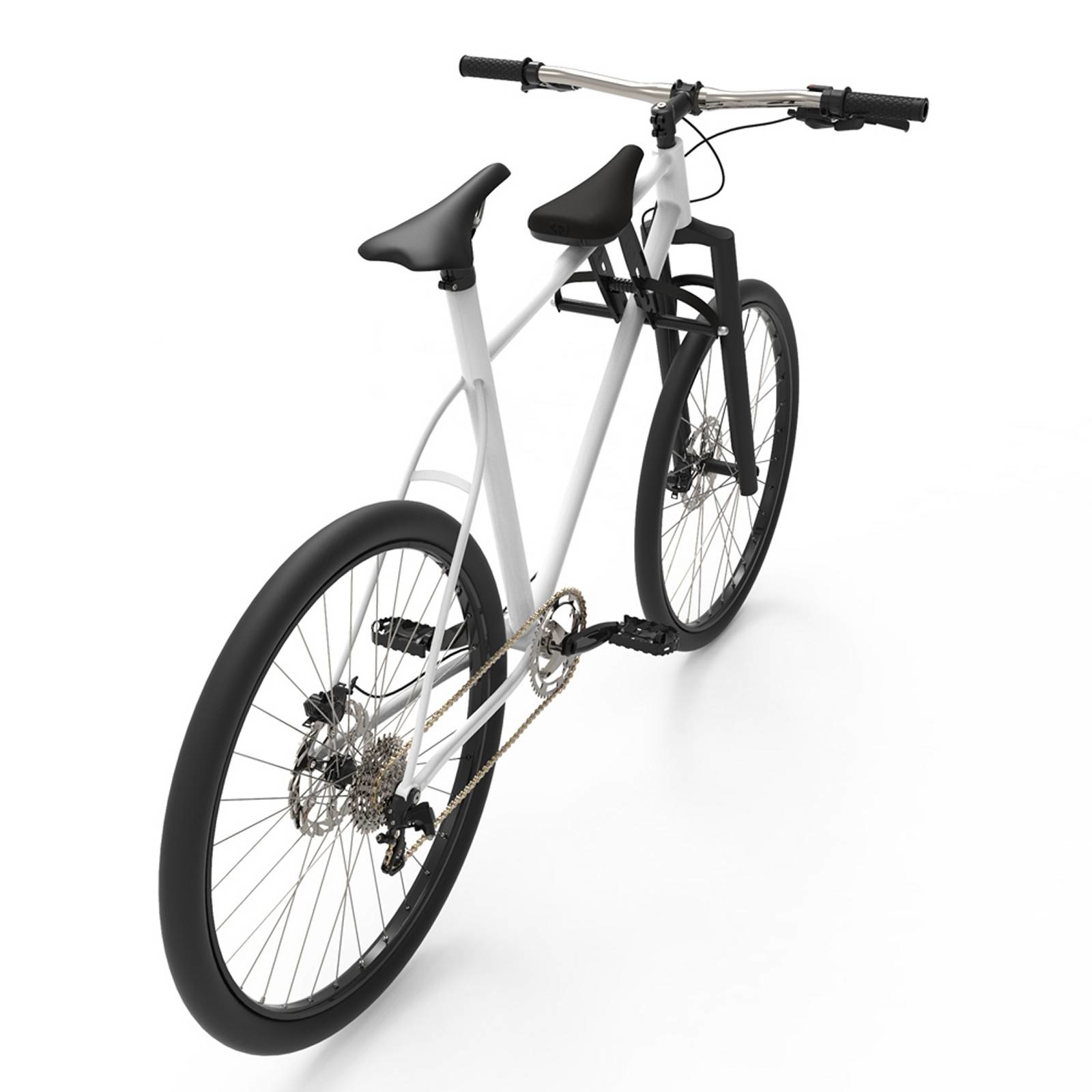 Little Explorer Zadel op Stang voor Herenfiets