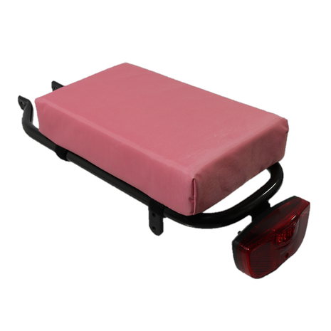 Flo en Zo Bagagedragerkussen Fietskussen Baby Roze Flo en Zo Bagagedragerkussen Fietskussen Baby Roze