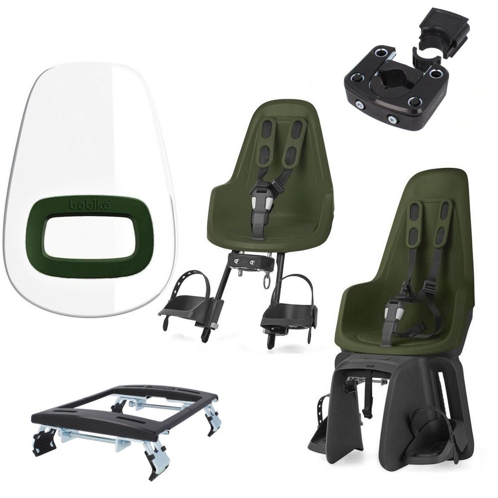Bobike One compleet pakket met extra voordeel Olive Green Bobike One compleet pakket met extra voordeel Olive Green