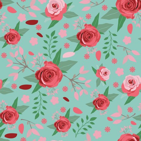 Beck Dubbele Fietstas Classic Flowers Beck Dubbele Fietstas Classic Flowers