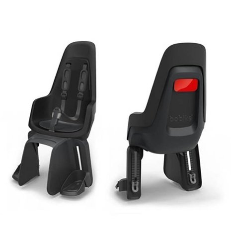 Bobike Maxi One Urban Black Elektrische fiets bevestiging Achterstoeltje
