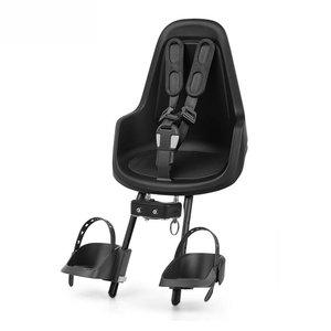 Bobike Mini One Urban Black Voorstoeltje - Fiets-stoeltje.nl