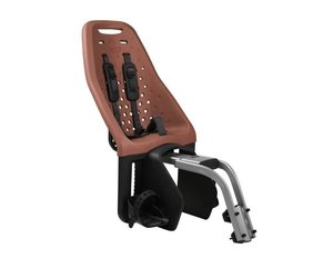 Thule Yepp Original Maxi achterzitje bruin inclusief zadelbevestiging -  Fiets-stoeltje.nl