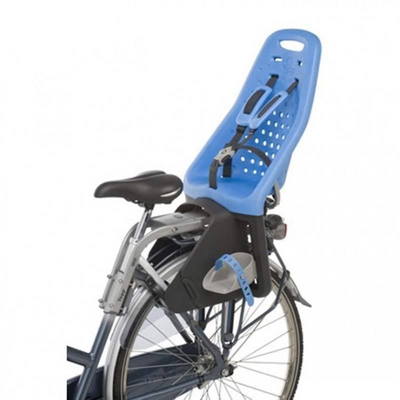 Thule Yepp Original Maxi achterzitje blauw inclusief zadelbevestiging -  Fiets-stoeltje.nl