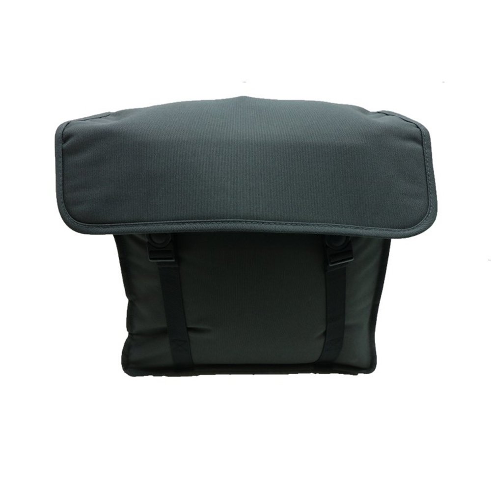 Beck Dubbele Fietstas Canvas Small  Grijs Beck Dubbele Fietstas Canvas Small  Grijs