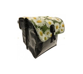 Beck Dubbele Fietstas Small Daisy's