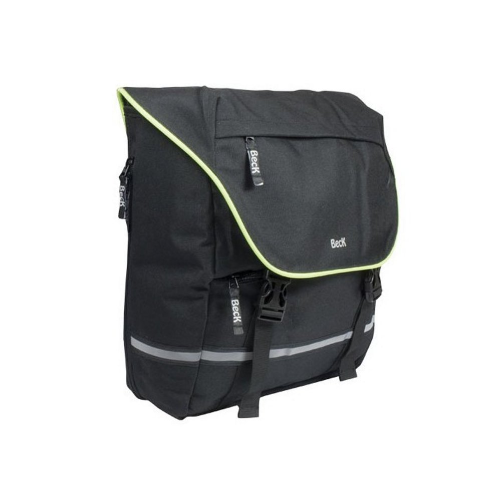 Beck Enkele Sportieve Fietstas SPRTV Shopper Zwart/Lime Beck Enkele Sportieve Fietstas SPRTV Shopper Zwart/Lime