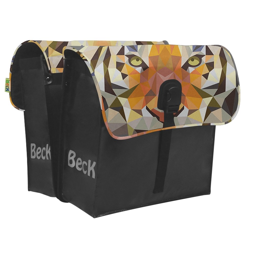 Beck Dubbele Fietstas Small Tiger Beck Dubbele Fietstas Small Tiger