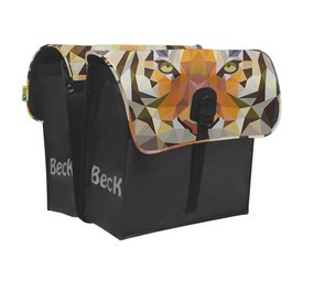 Beck Dubbele Fietstas Small Tiger Beck Dubbele Fietstas Small Tiger