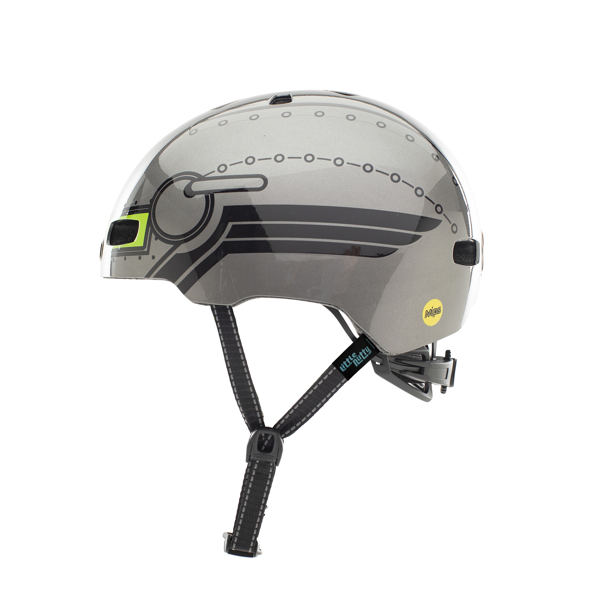 Little Nutty Kinderhelm / Fietshelm Robo Boy Gloss MIPS XS