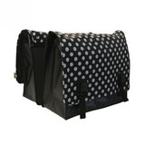 Beck fietstas Classic White Small Dots Beck fietstas Classic White Small Dots