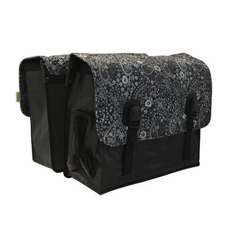 Beck Dubbele Fietstas Classic Blackish Pattern