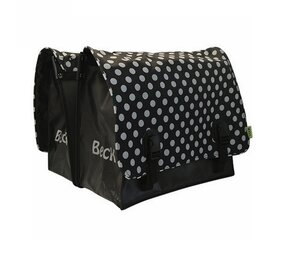 Beck fietstas Big White Small Dots Beck fietstas Big White Small Dots