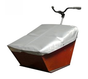 Clarijs Dekzeil Bakfiets Kort Zilver Clarijs Dekzeil Bakfiets Kort Zilver