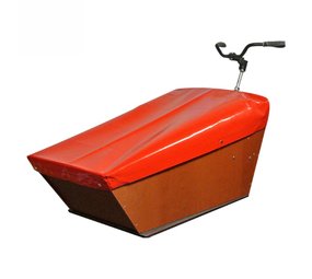 Clarijs Dekzeil Bakfiets Lang Rood Clarijs Dekzeil Bakfiets Lang Rood