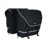 Beck Dubbele Sportieve Fietstas SPRTV Zwart/Zilver