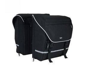 Beck Dubbele Sportieve Fietstas SPRTV Zwart/Zilver Beck Dubbele Sportieve Fietstas SPRTV Zwart/Zilver