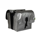 Beck Dubbele Fietstas Small Silver
