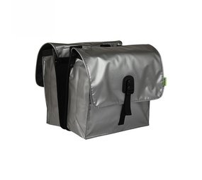 Beck Dubbele Fietstas Small Silver Beck Dubbele Fietstas Small Silver